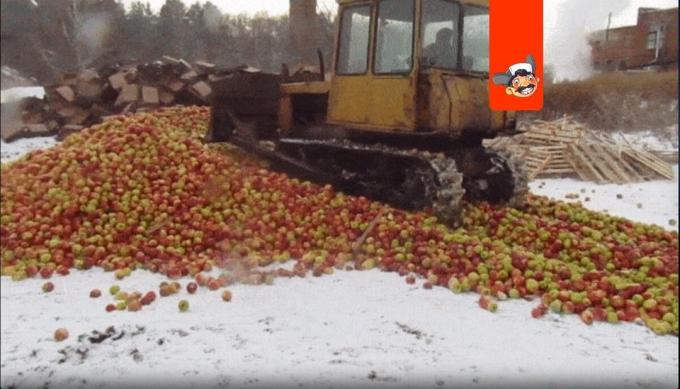 Miks sanktsioonid tooted purustati buldooser? | ZikZak