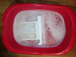 Puhastage pesumasina: eemaldada saastumise Tühjendamisfilter, skaala, roostes tahvel
