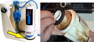3 trikid Sanitaartehnilised: kinnikiilunud kuulkraanid, voolavad WC liitmikud