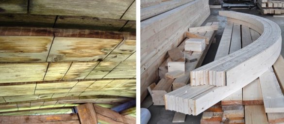 On murdejoon puitu saab teha special cuts - "vahelülid" või "kasti". See lihtsustab painutamine puit.