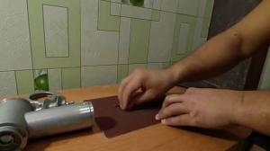 Kuidas teritada nuga veski 1 minut