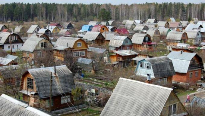 Tüüpilised majad 6 aakrit. Foto allikas: muravskaya.ru